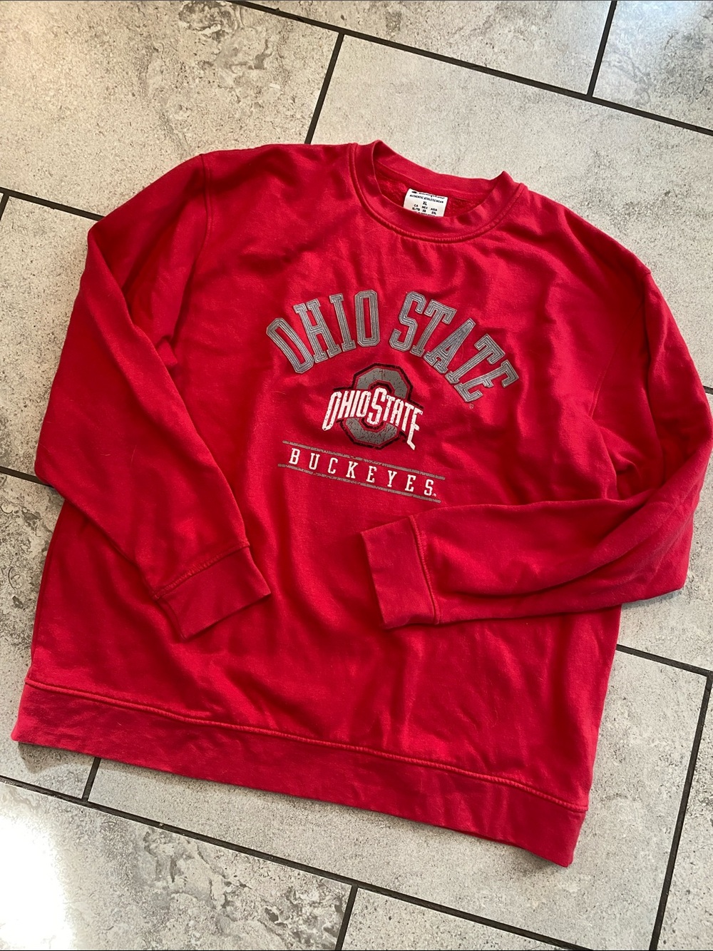 Champion Ohio State Buckeyes Red Crewneck Sweatshirt